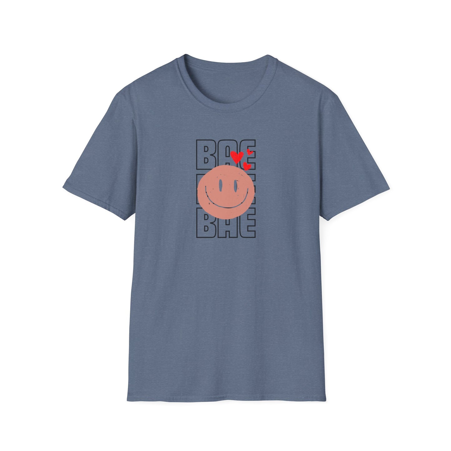 BAE Vibes Happy Face Graphic T-Shirt