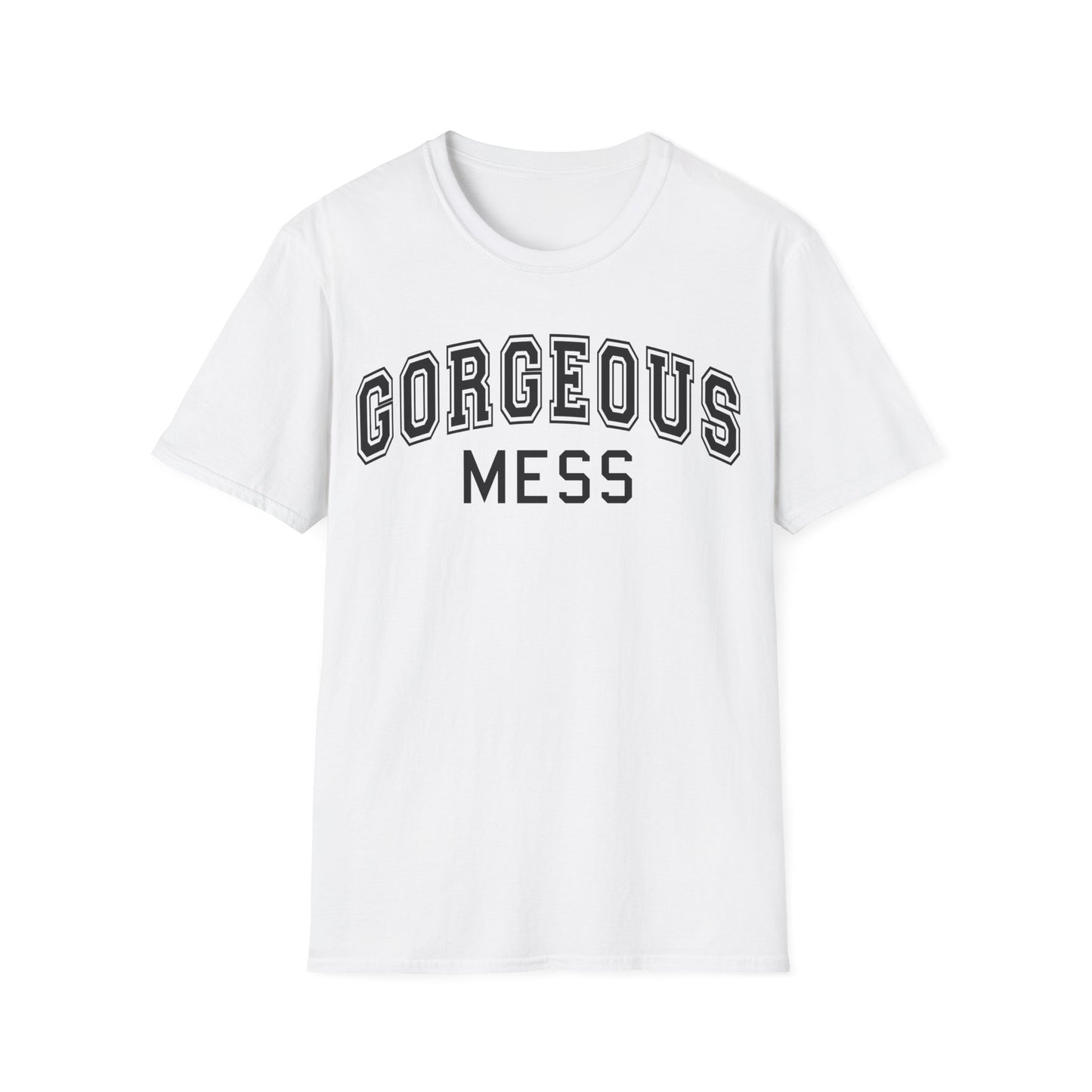 Gorgeous Mess Tee — Graphic Casual Statement T-Shirt
