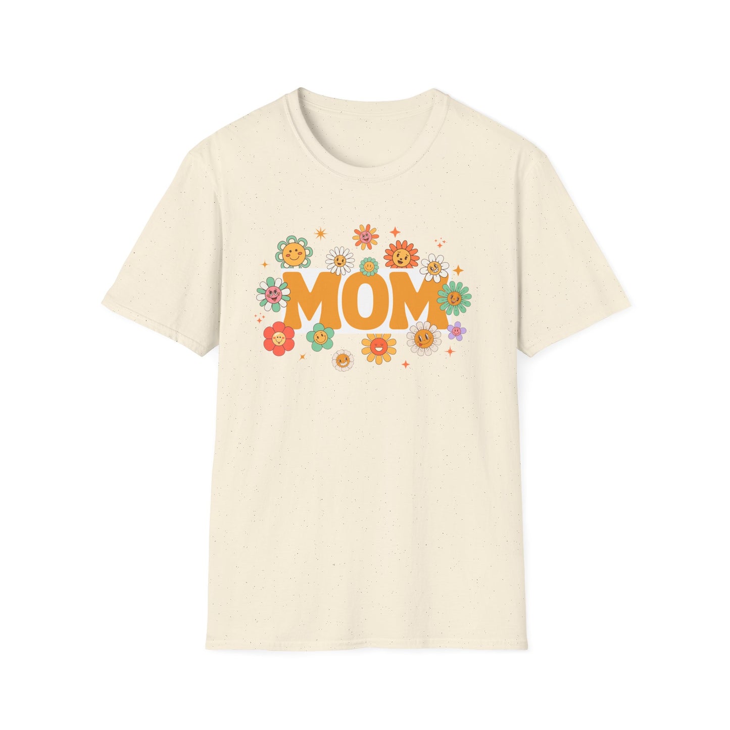 Flower Power Mom T-Shirt | Softstyle Tee for Mother's Day & Every Day