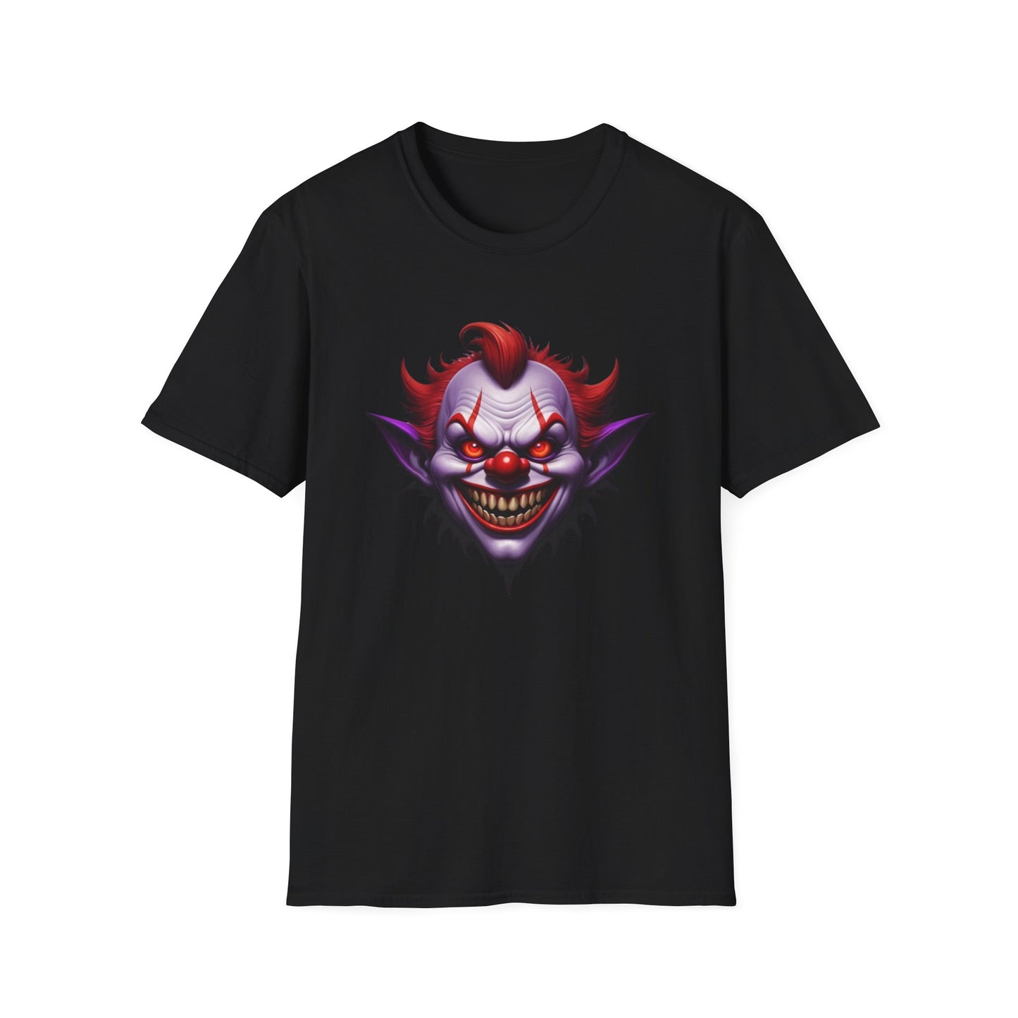 Evil Clown Graphic T-shirt