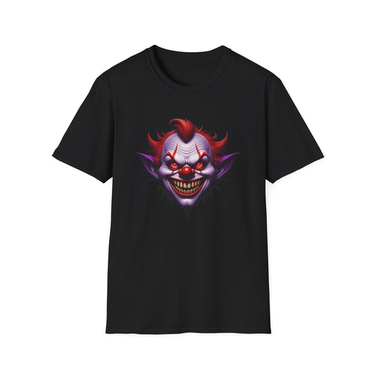 Evil Clown Graphic T-shirt