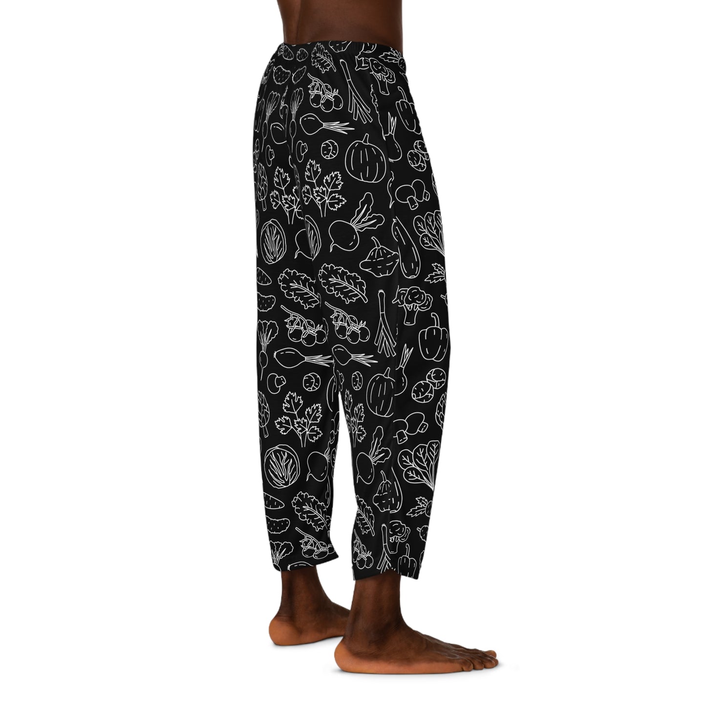 Comfy Veggies Print Pajama Pants