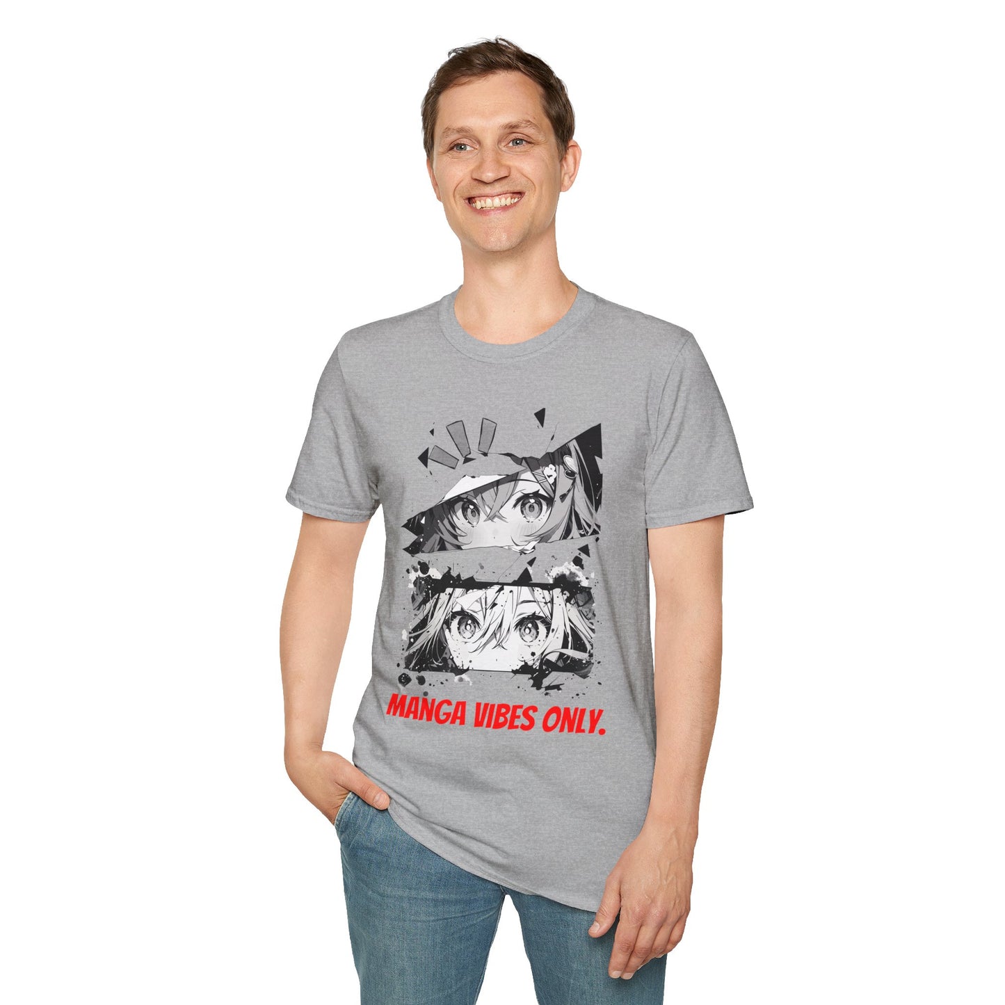 Anime and Manga Vibes  Only Graphic Unisex T-Shirt