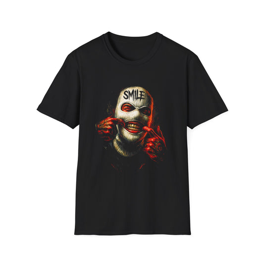 Horror Mask 'SMILE' Graphic T‑Shirt