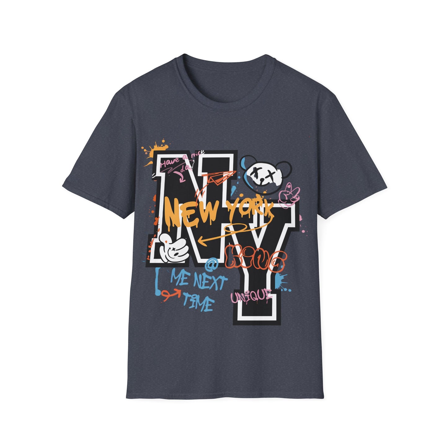 New York Graffiti NY Letter T-Shirt — Urban Street Art Tee