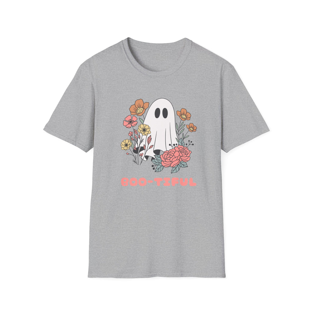 Boo-teful Ghost Floral T-Shirt