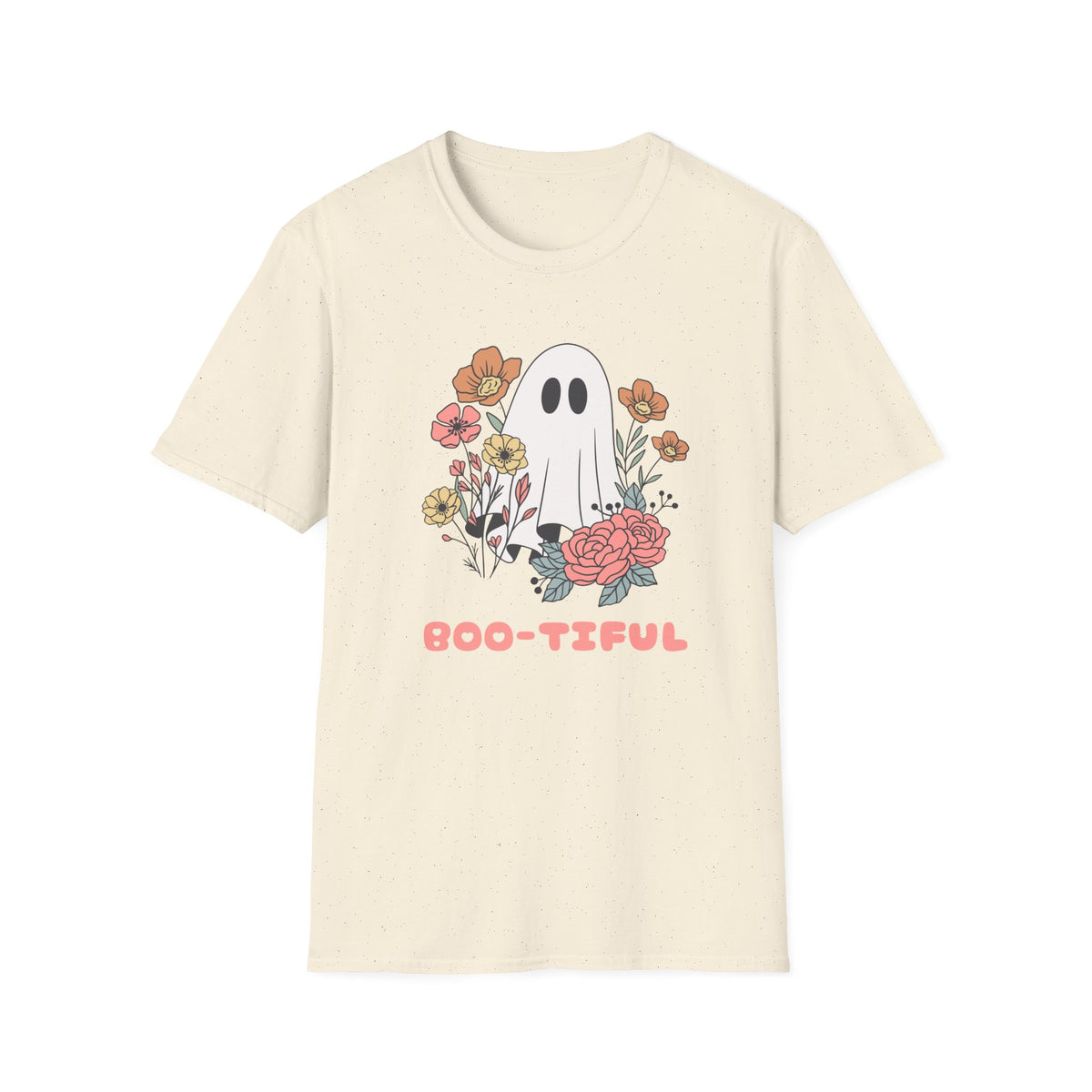 Boo-teful Ghost Floral T-Shirt