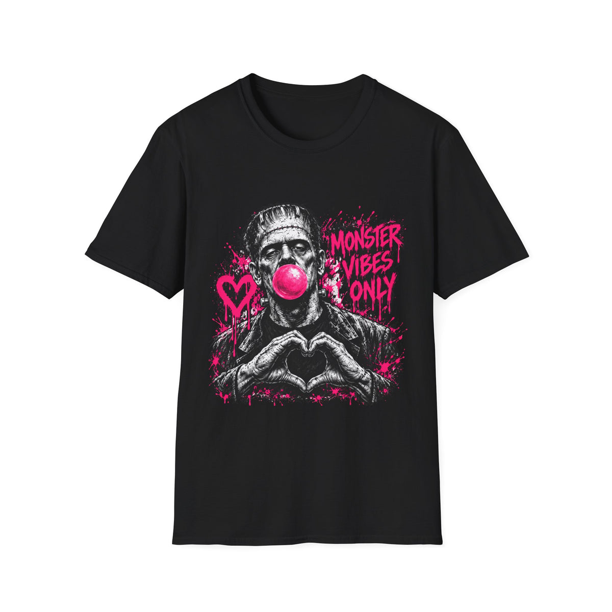 Monster Vibes Only Graphic T-Shirt