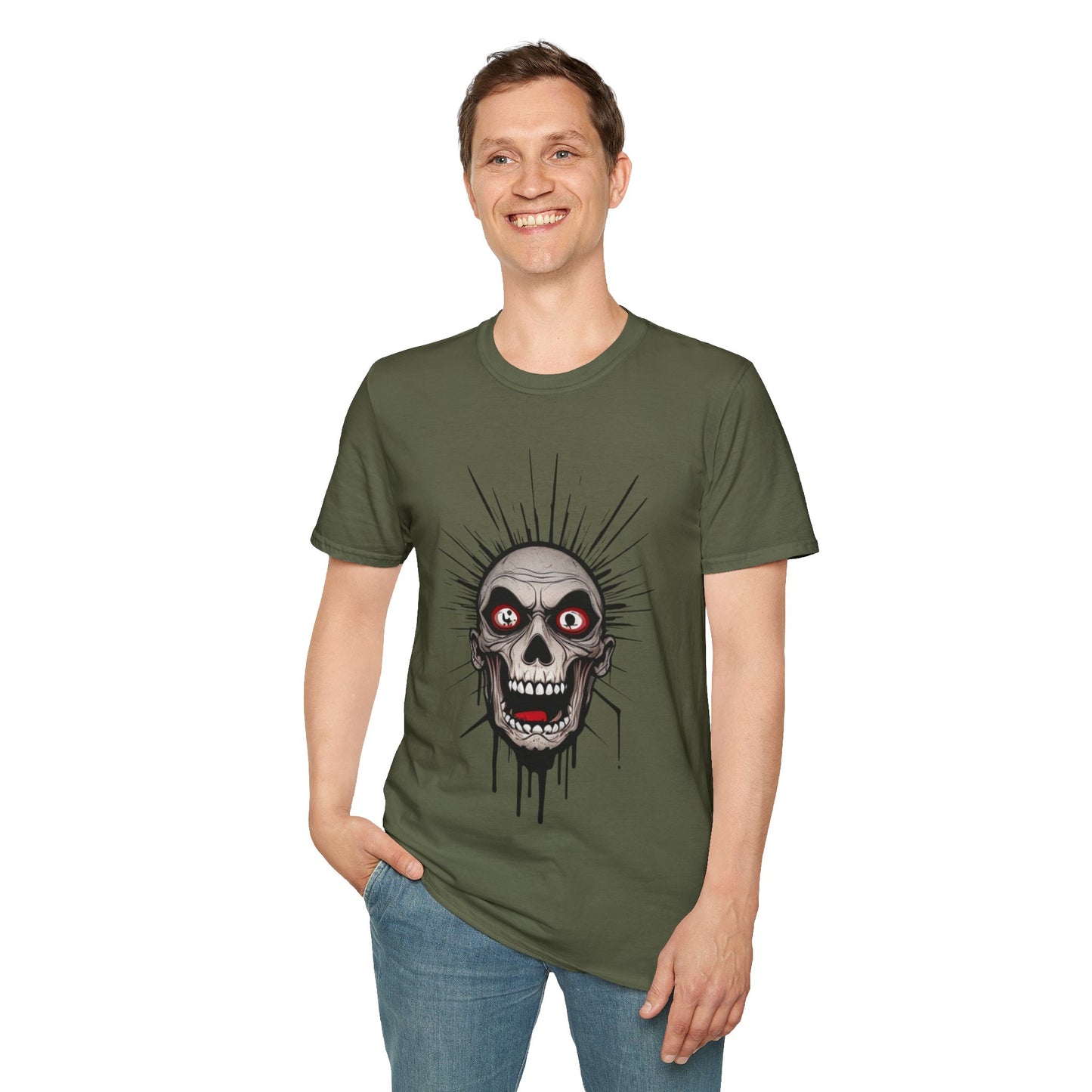 Screaming Skull Graphic Unisex Tee