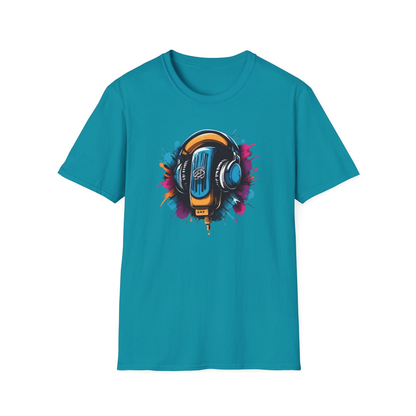 Mic & Headphones Graphic Unisex T-Shirt