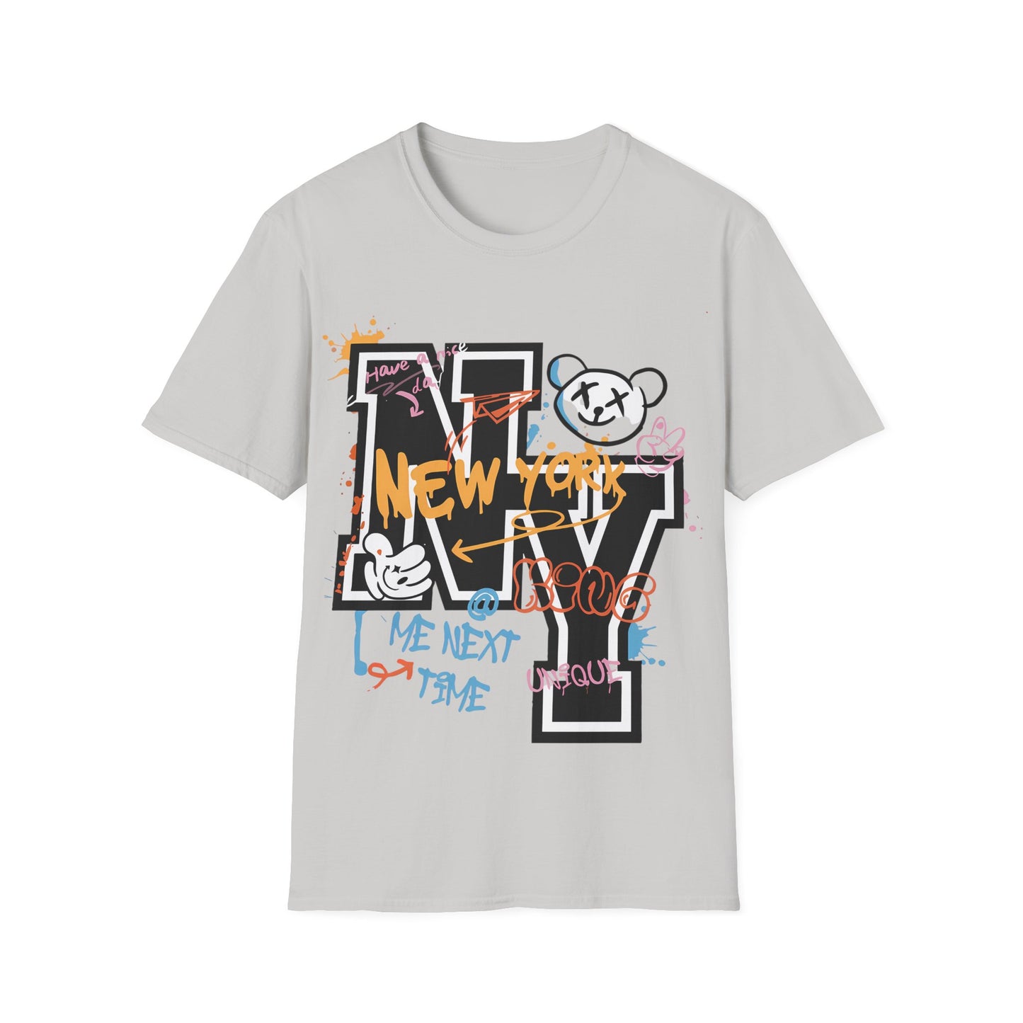 New York Graffiti NY Letter T-Shirt — Urban Street Art Tee