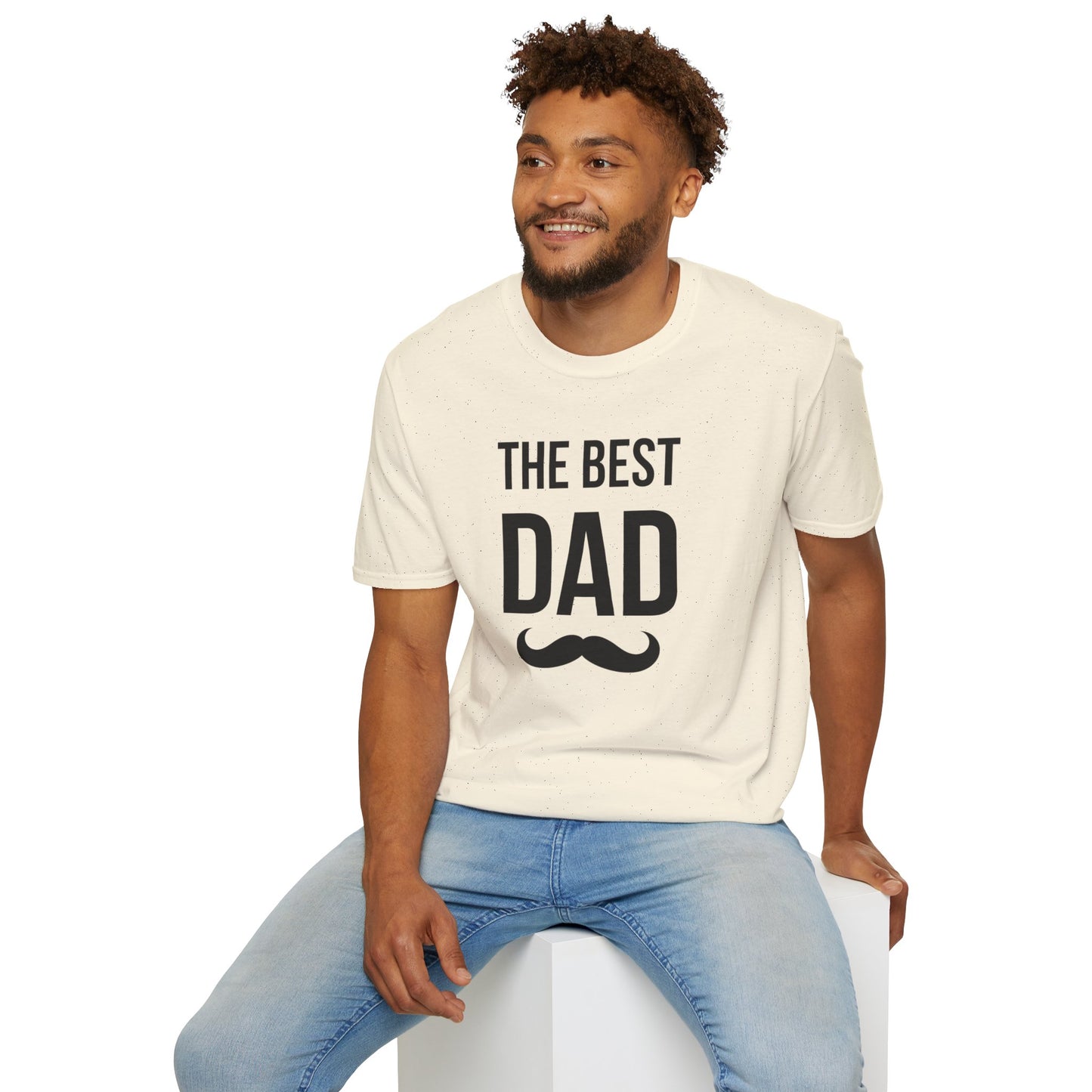 The Best Dad Mustache T-Shirt