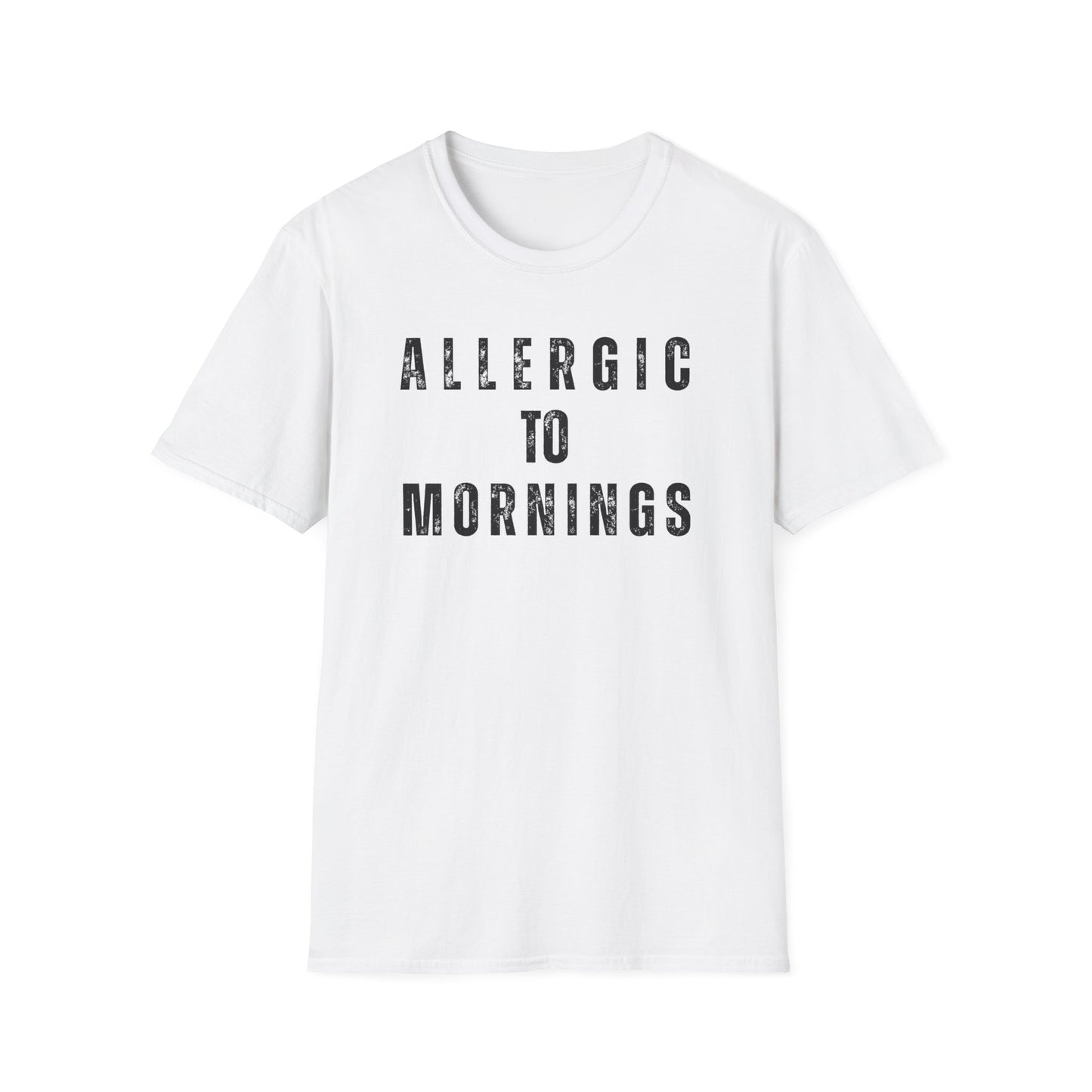 Allergic to Mornings Unisex Tee