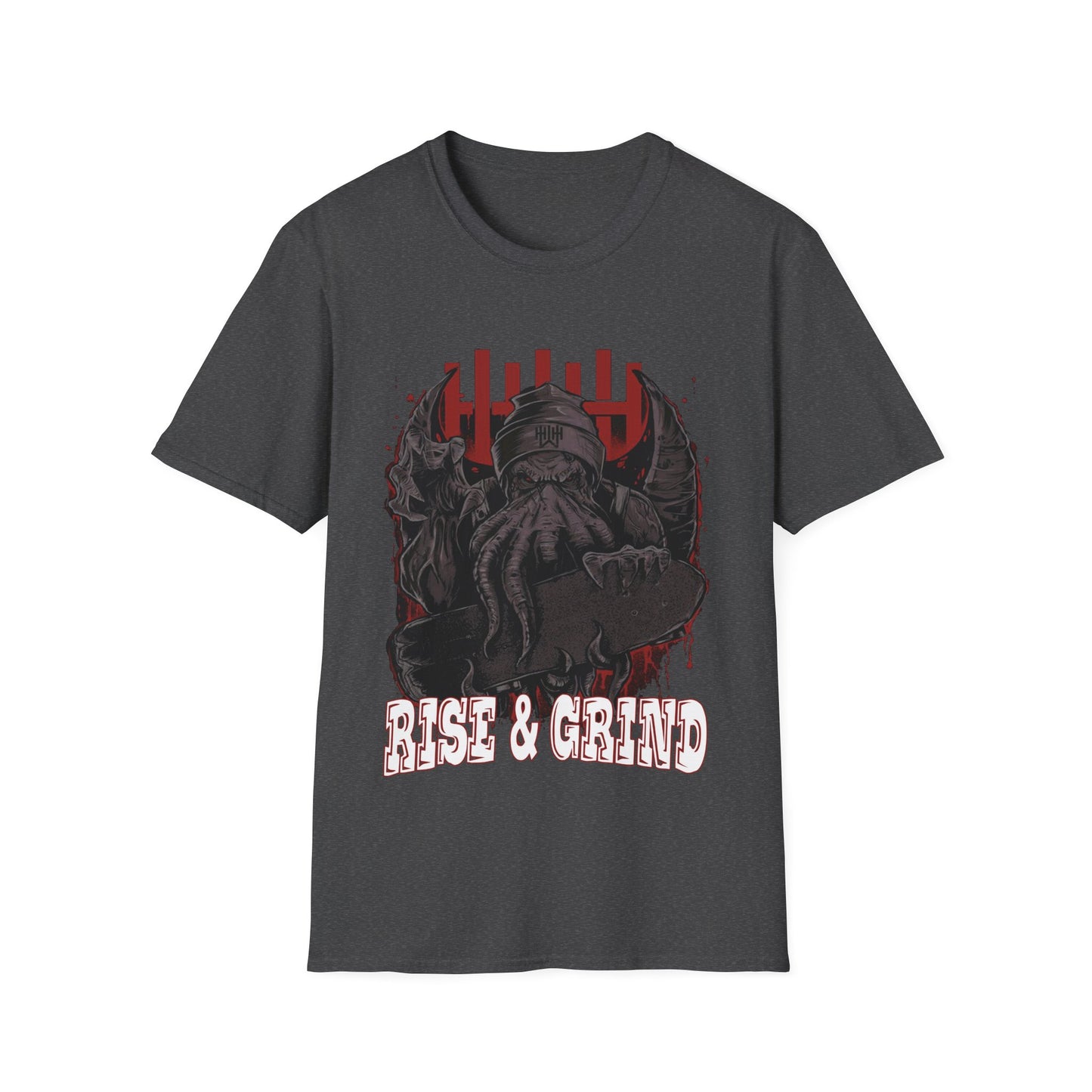 Rise & Grind Cthulhu Graphic T-Shirt