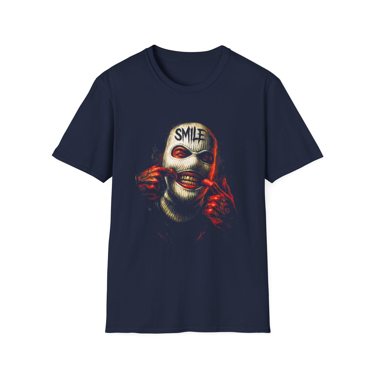 Horror Mask 'SMILE' Graphic T‑Shirt
