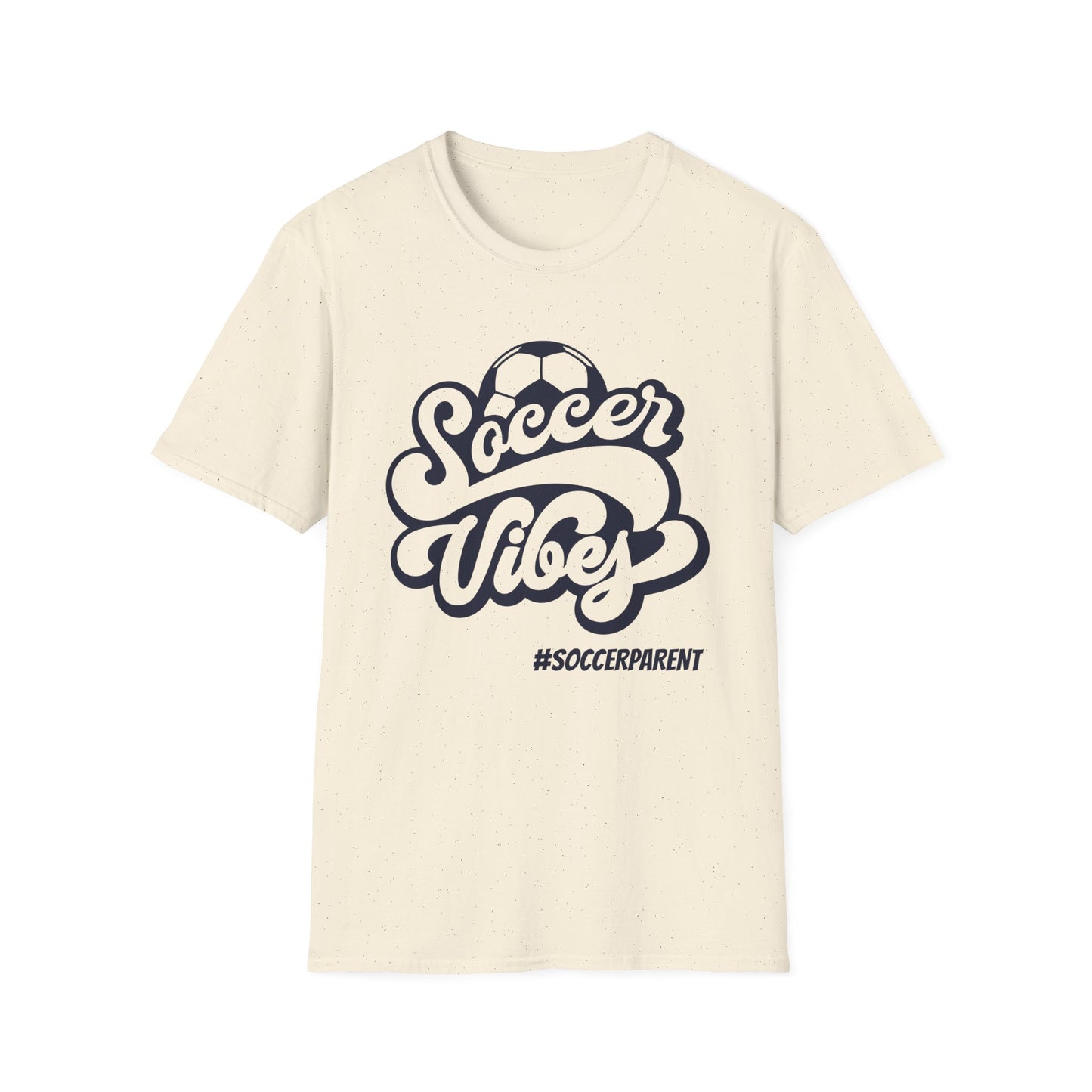 Soccer Vibes Unisex Softstyle T-Shirt for Soccer Parents