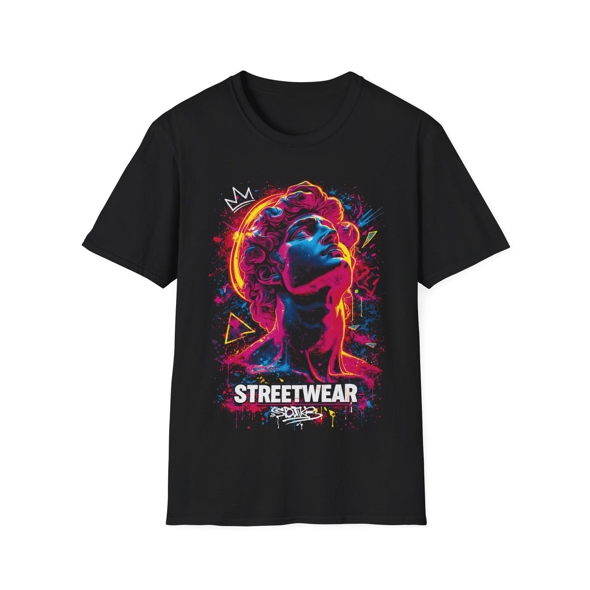 Streetwear Colorful Pop Art Portrait T-Shirt