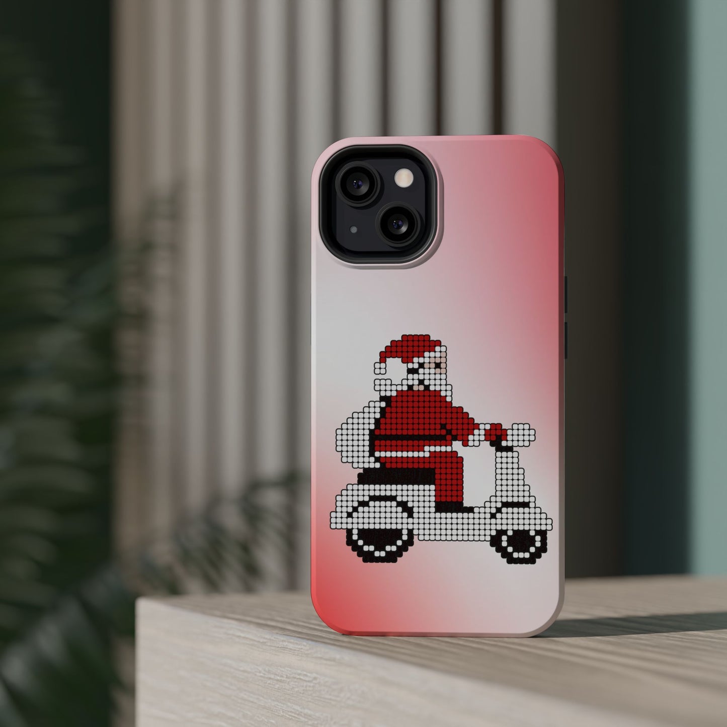 Sleighin' It: Santa's Motorcycle Journey Phone Case