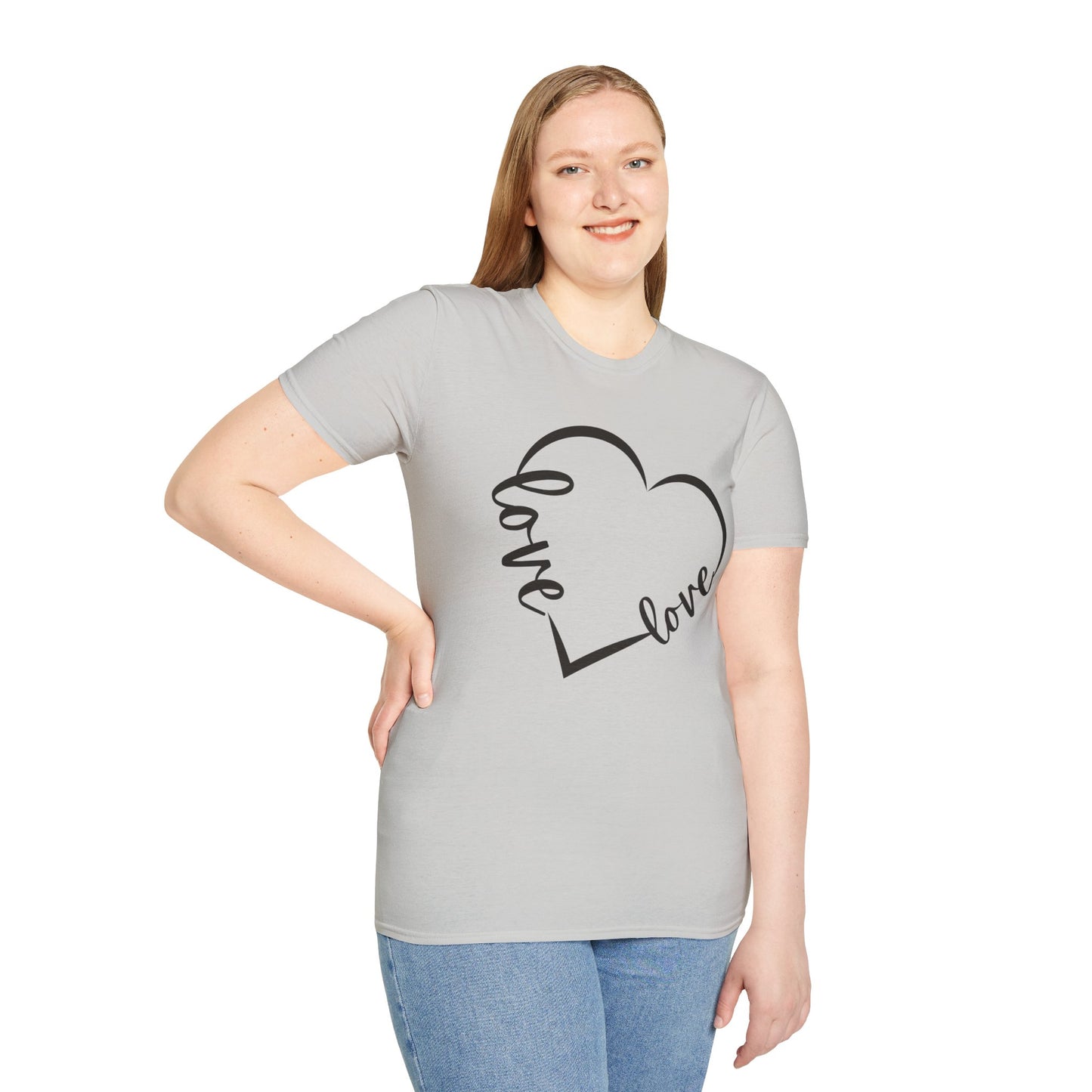 Love in Every Beat Heart Graphic Shirt