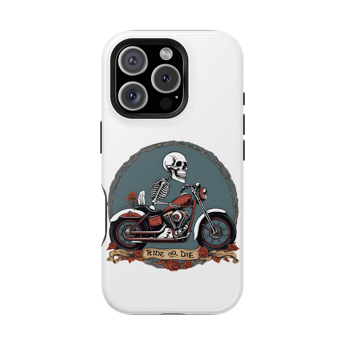 Ride or Die: Skeleton iPhone Case