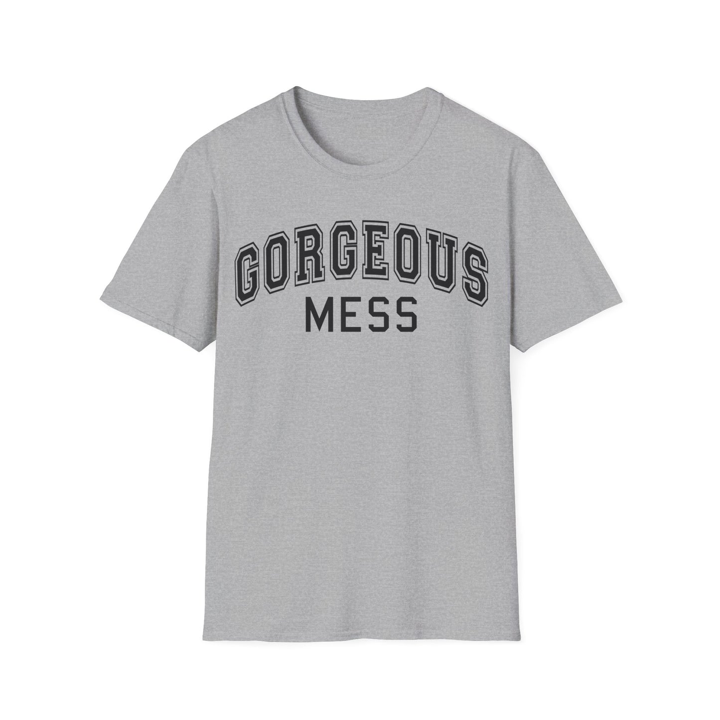 Gorgeous Mess Tee — Graphic Casual Statement T-Shirt