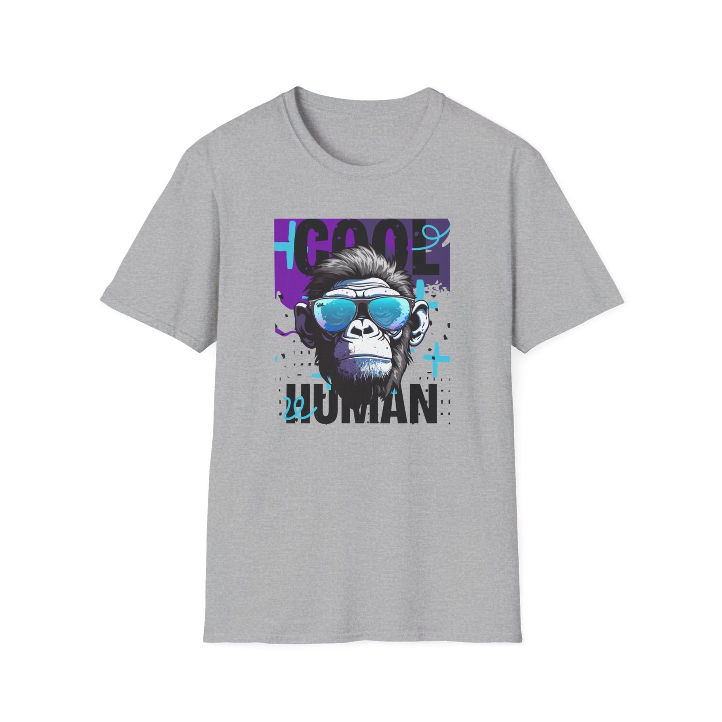 Cool Human Sassy Chimp in Shades Graphic Unisex T-Shirt