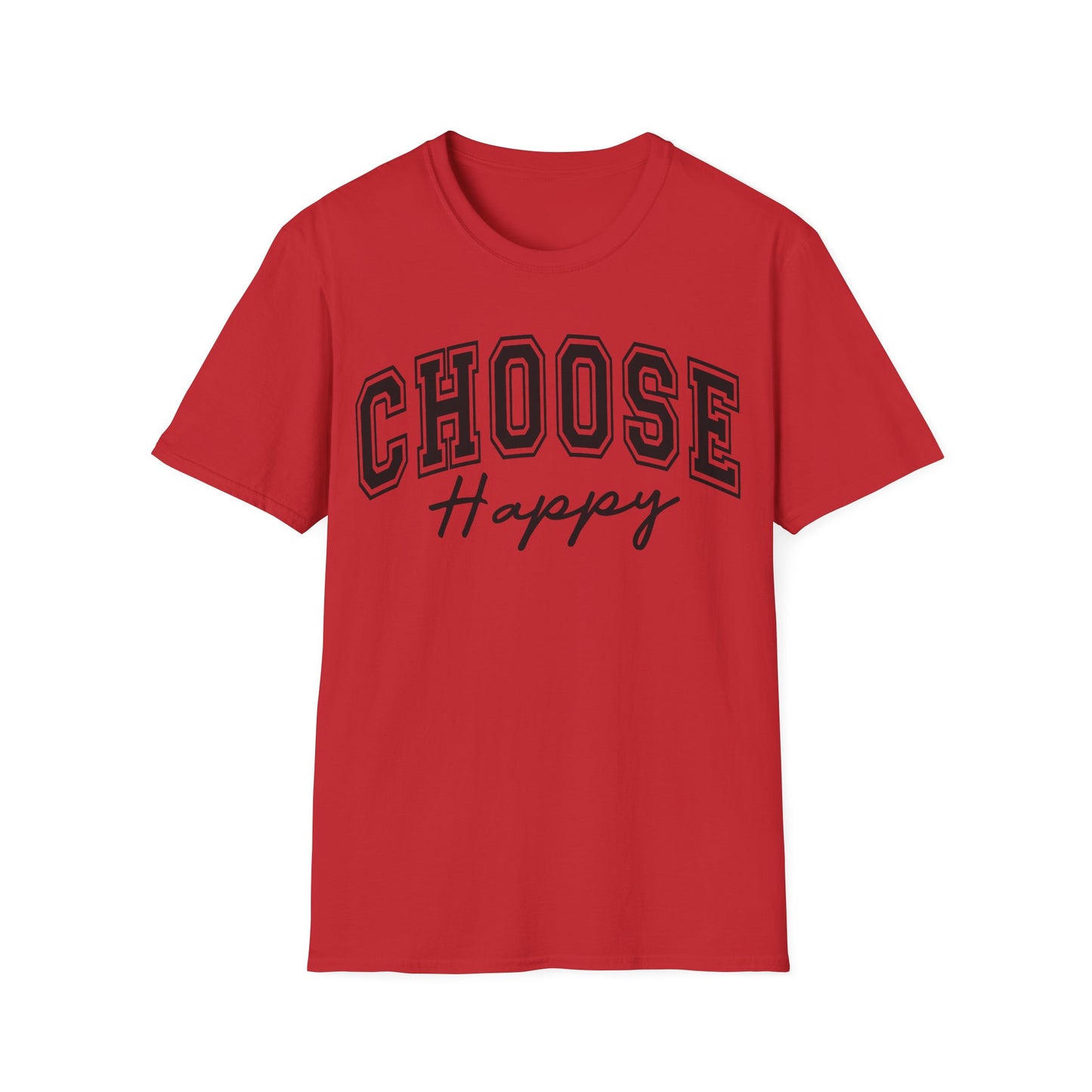 Choose Happy T-Shirt — Positive Message Graphic Tee