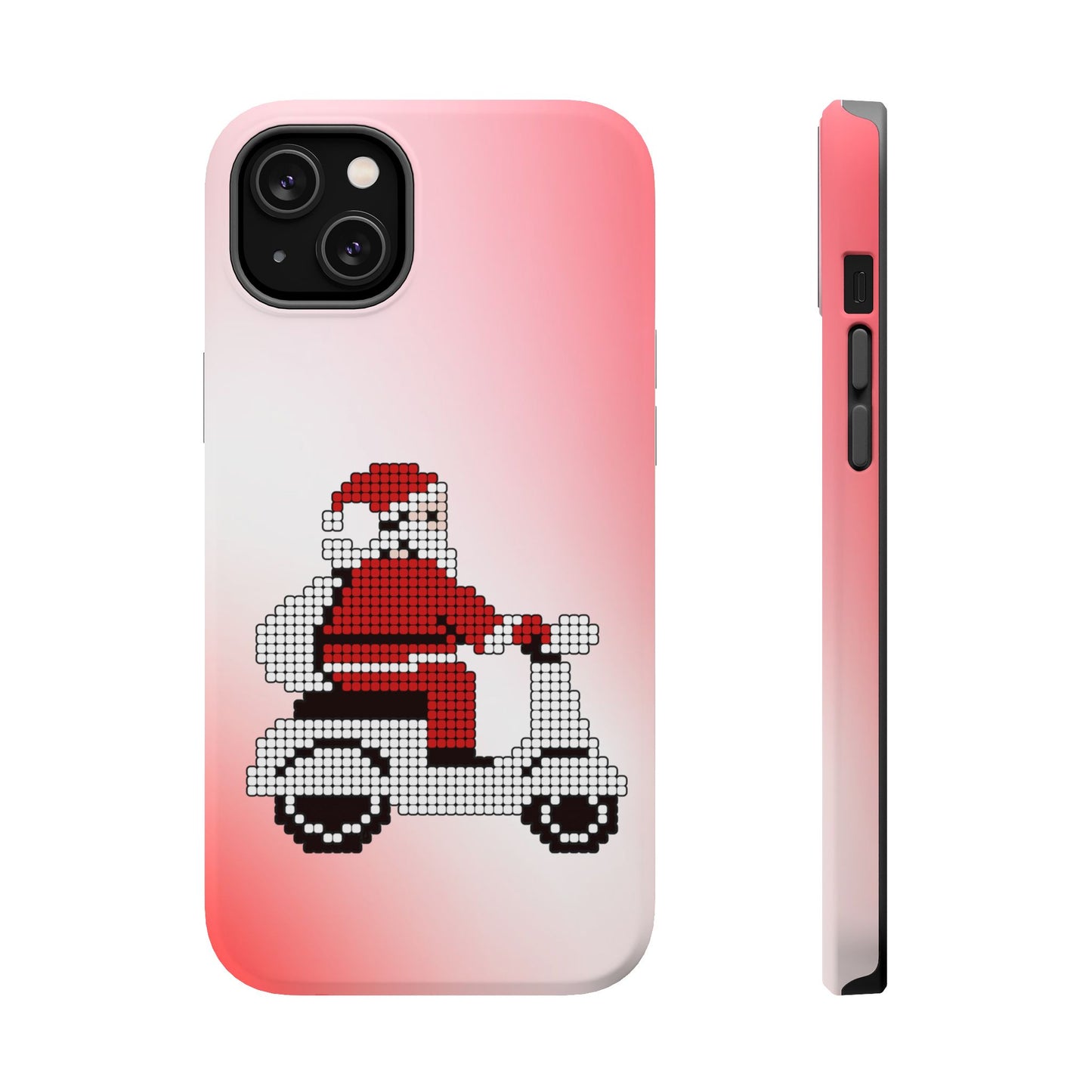 Sleighin' It: Santa's Motorcycle Journey Phone Case