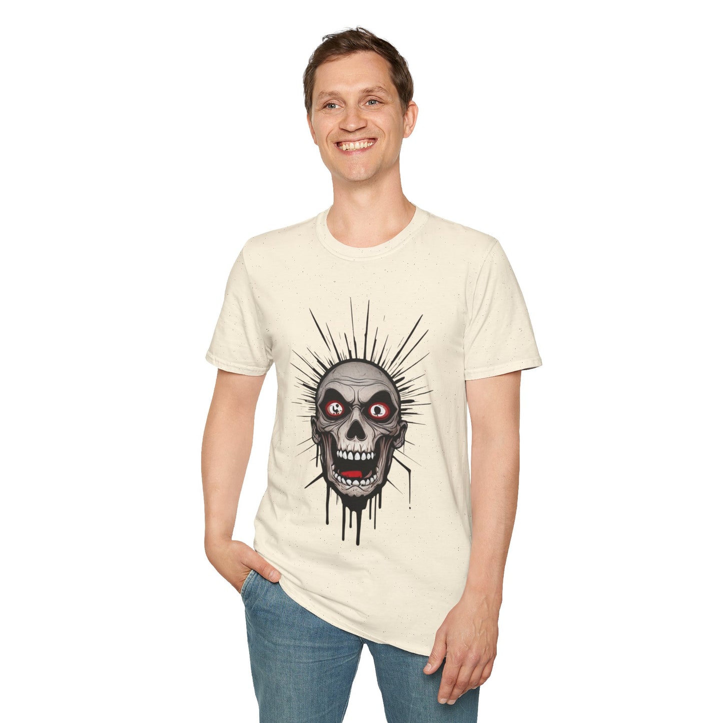 Screaming Skull Graphic Unisex Tee