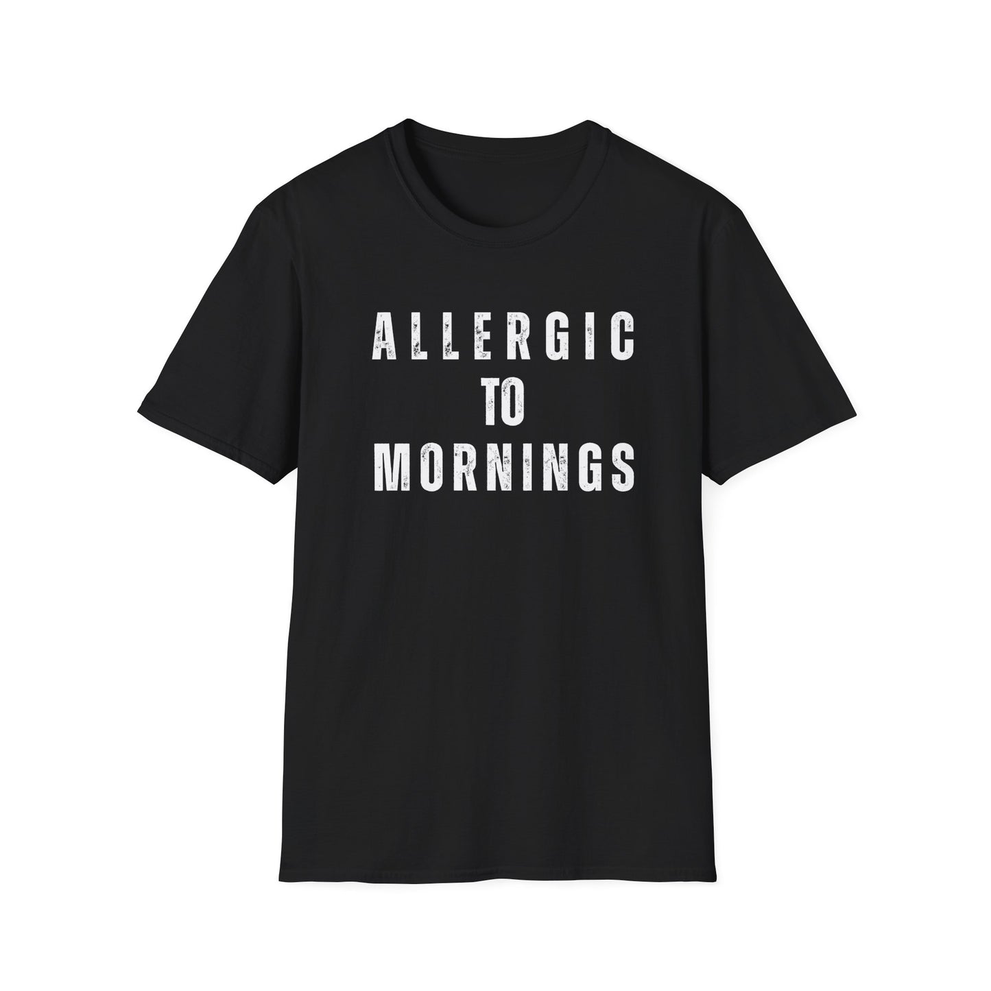 Allergic to Mornings Unisex Tee