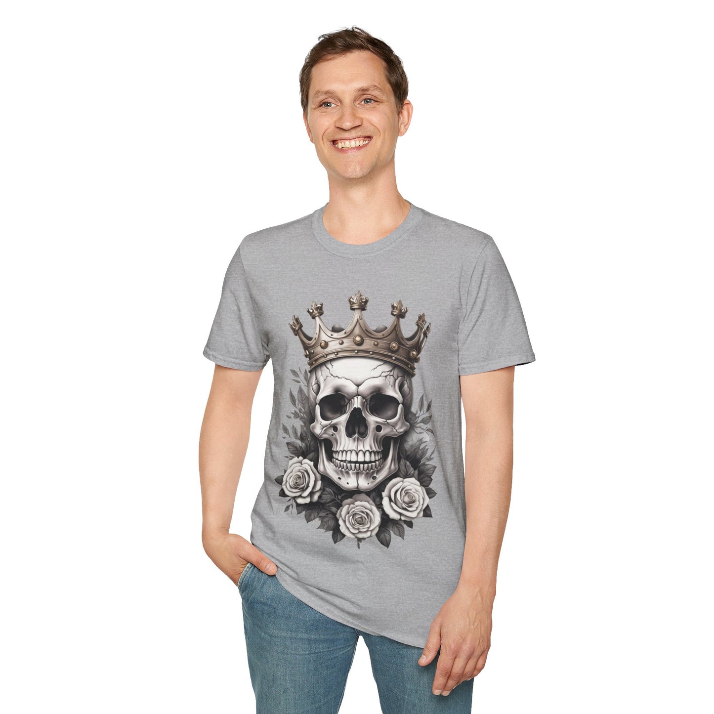 Royal Rebellion King Skull Unisex Tee