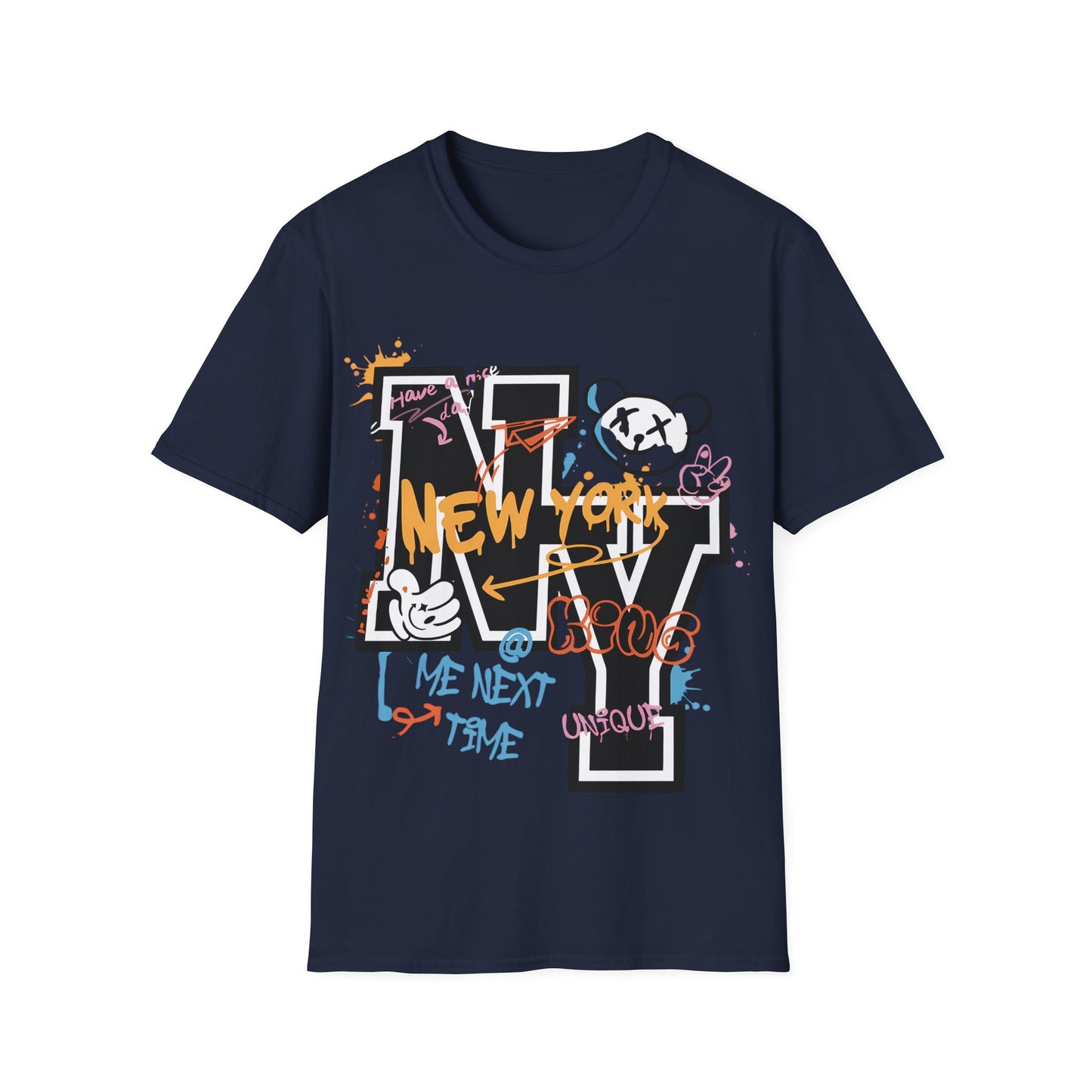 New York Graffiti NY Letter T-Shirt — Urban Street Art Tee