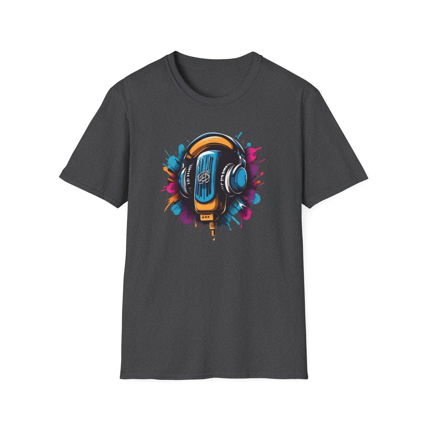 Mic & Headphones Graphic Unisex T-Shirt