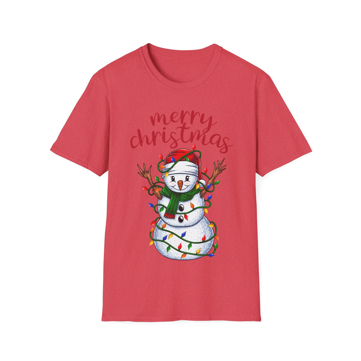 Merry Christmas Snowman Tee