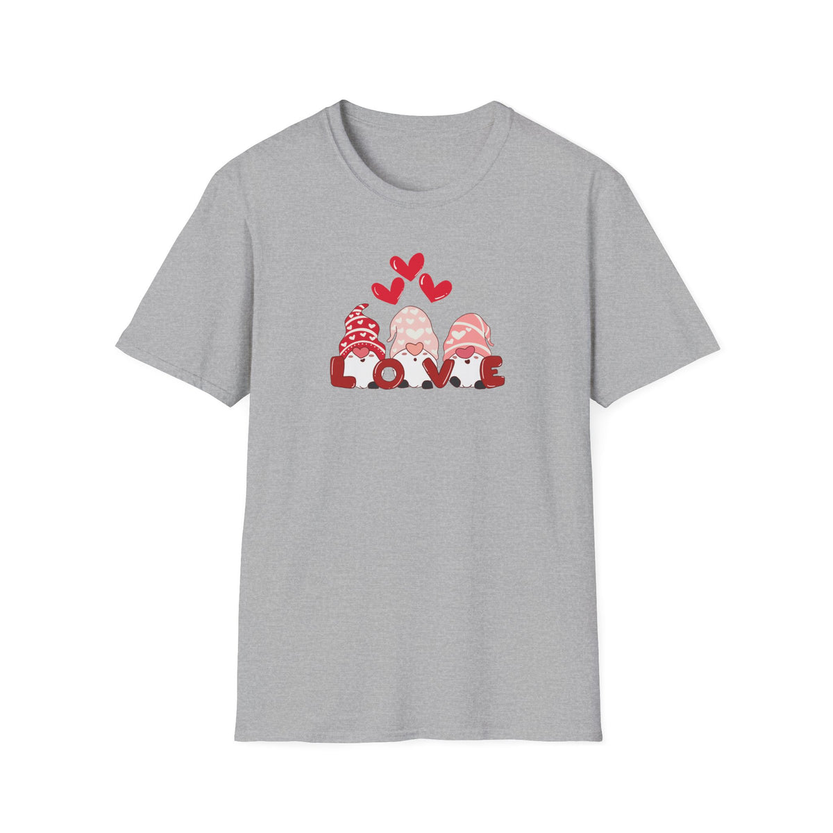 Love Gnome T-Shirt — Valentine’s Day Heart Gnomes Tee