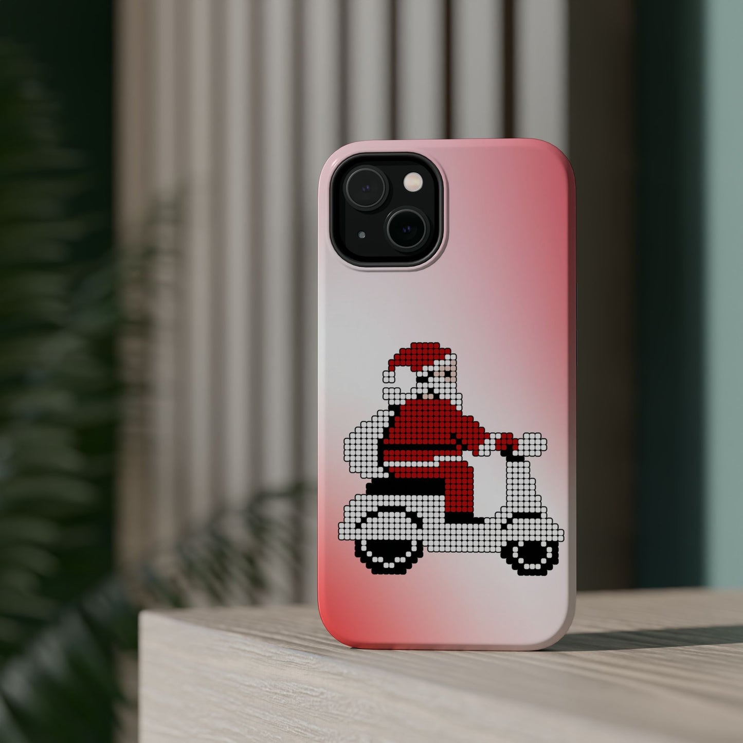 Sleighin' It: Santa's Motorcycle Journey Phone Case