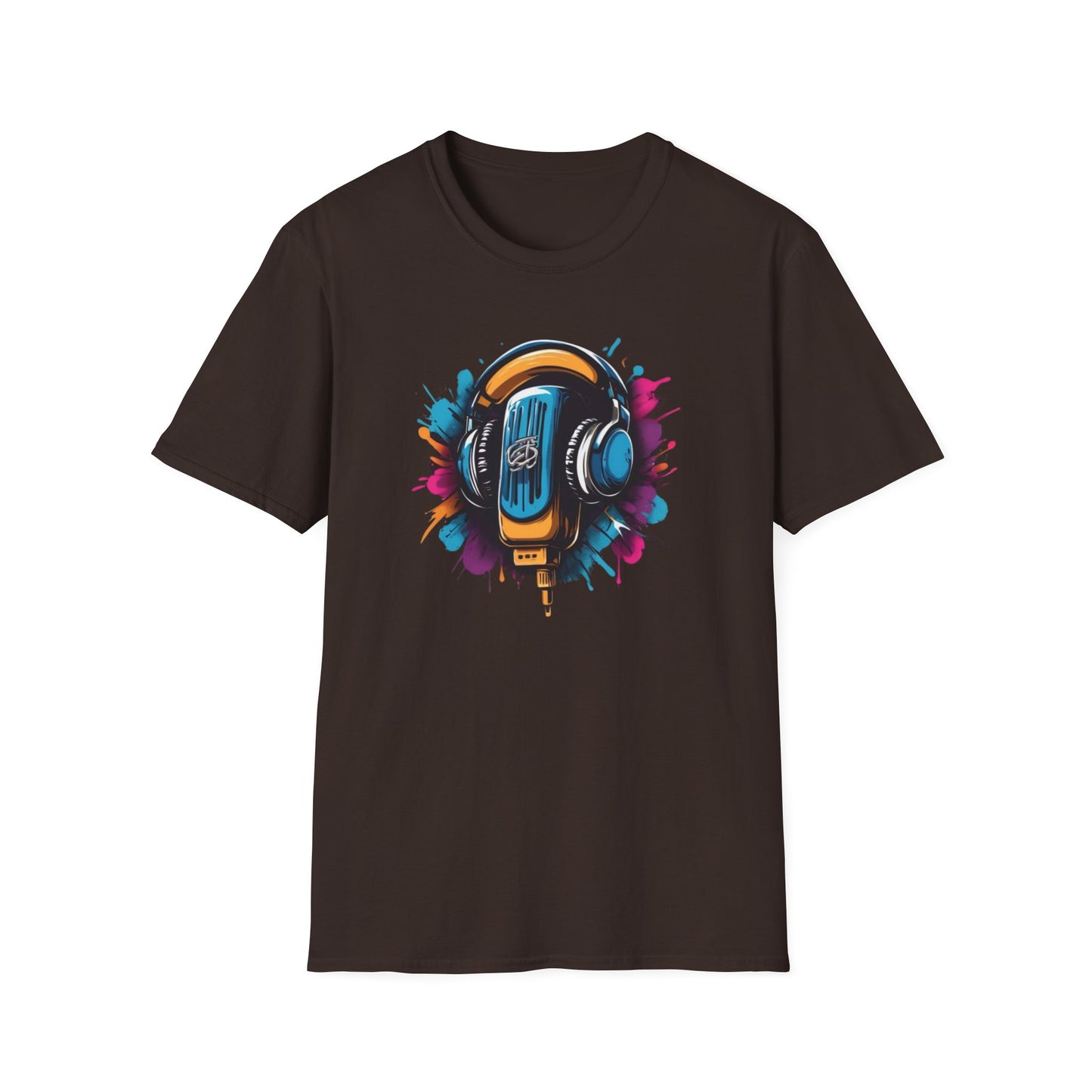 Mic & Headphones Graphic Unisex T-Shirt