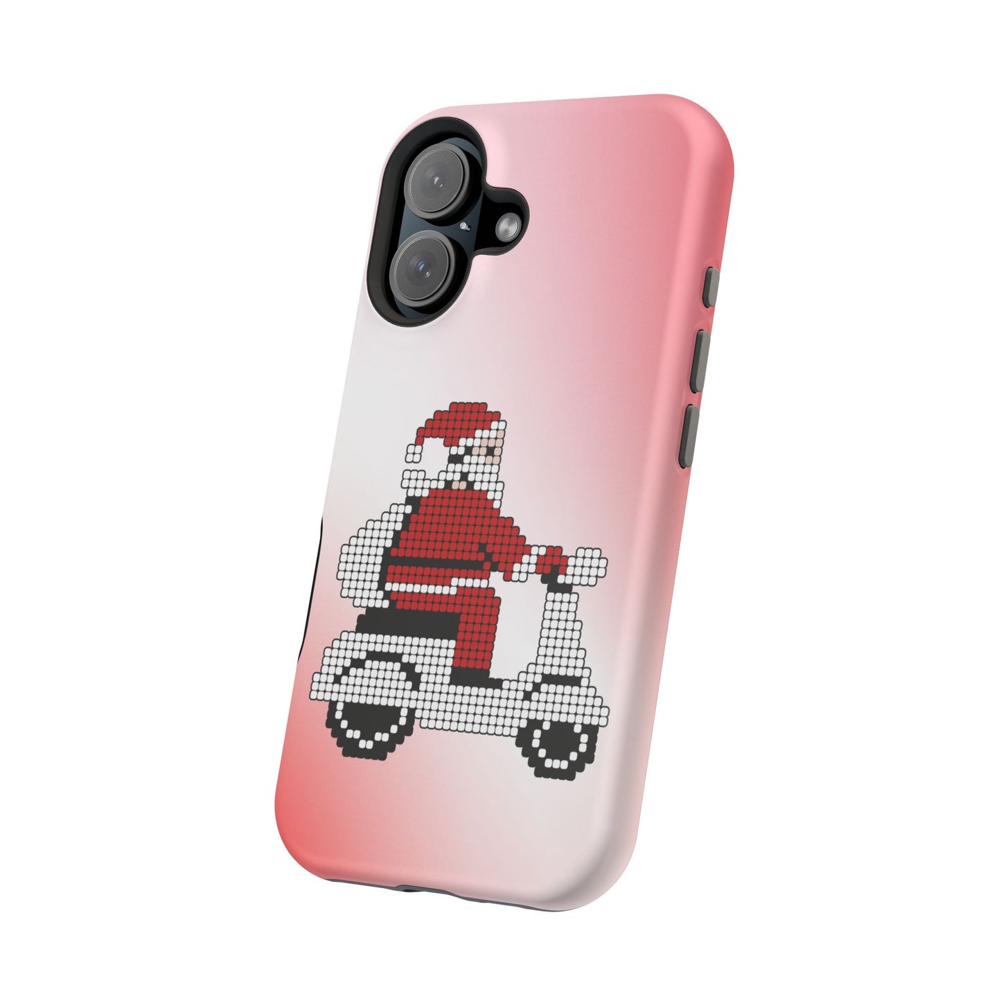 Sleighin' It: Santa's Motorcycle Journey Phone Case