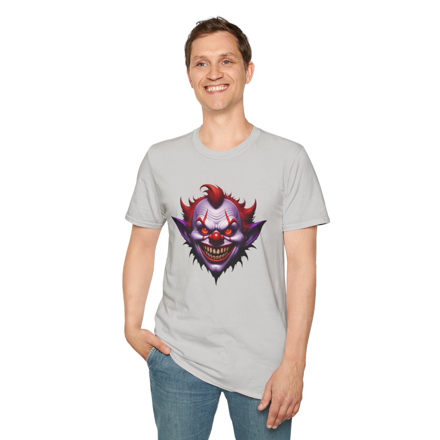 Evil Clown Graphic T-shirt