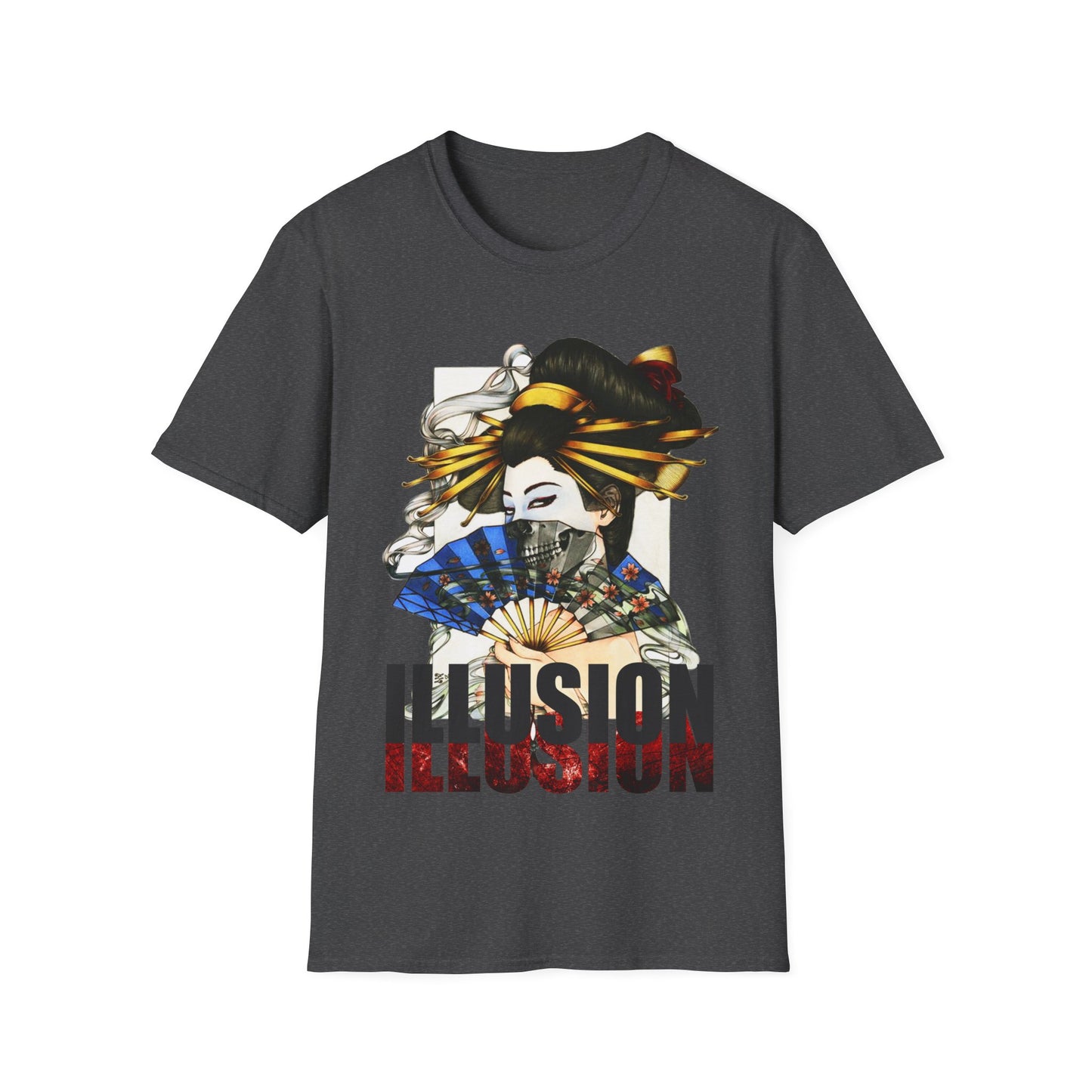 Illusion Geisha T-Shirt — Japanese Fan Art Tee