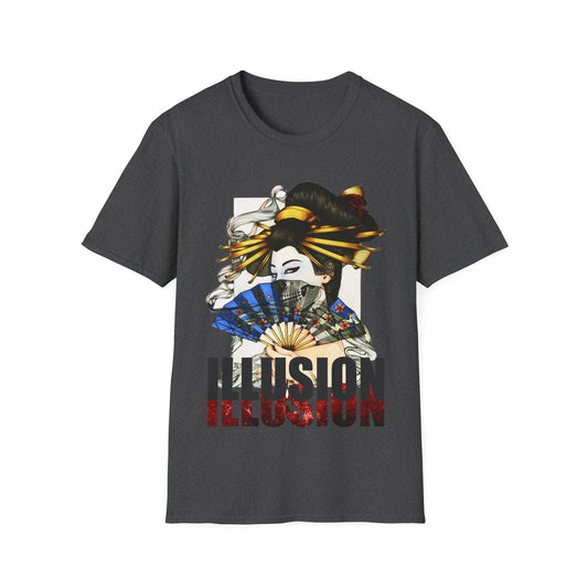 Illusion Geisha T-Shirt — Japanese Fan Art Tee