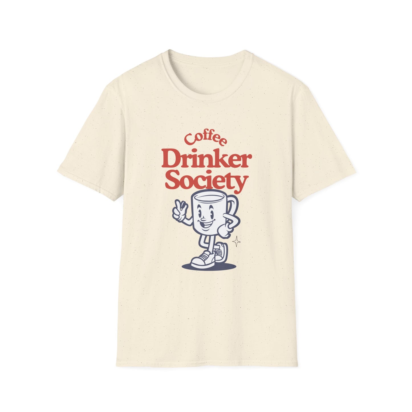 Coffee Drinker Society Unisex T-Shirt - Fun & Casual Coffee Lover Tee