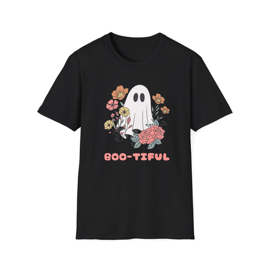 Boo-teful Ghost Floral T-Shirt