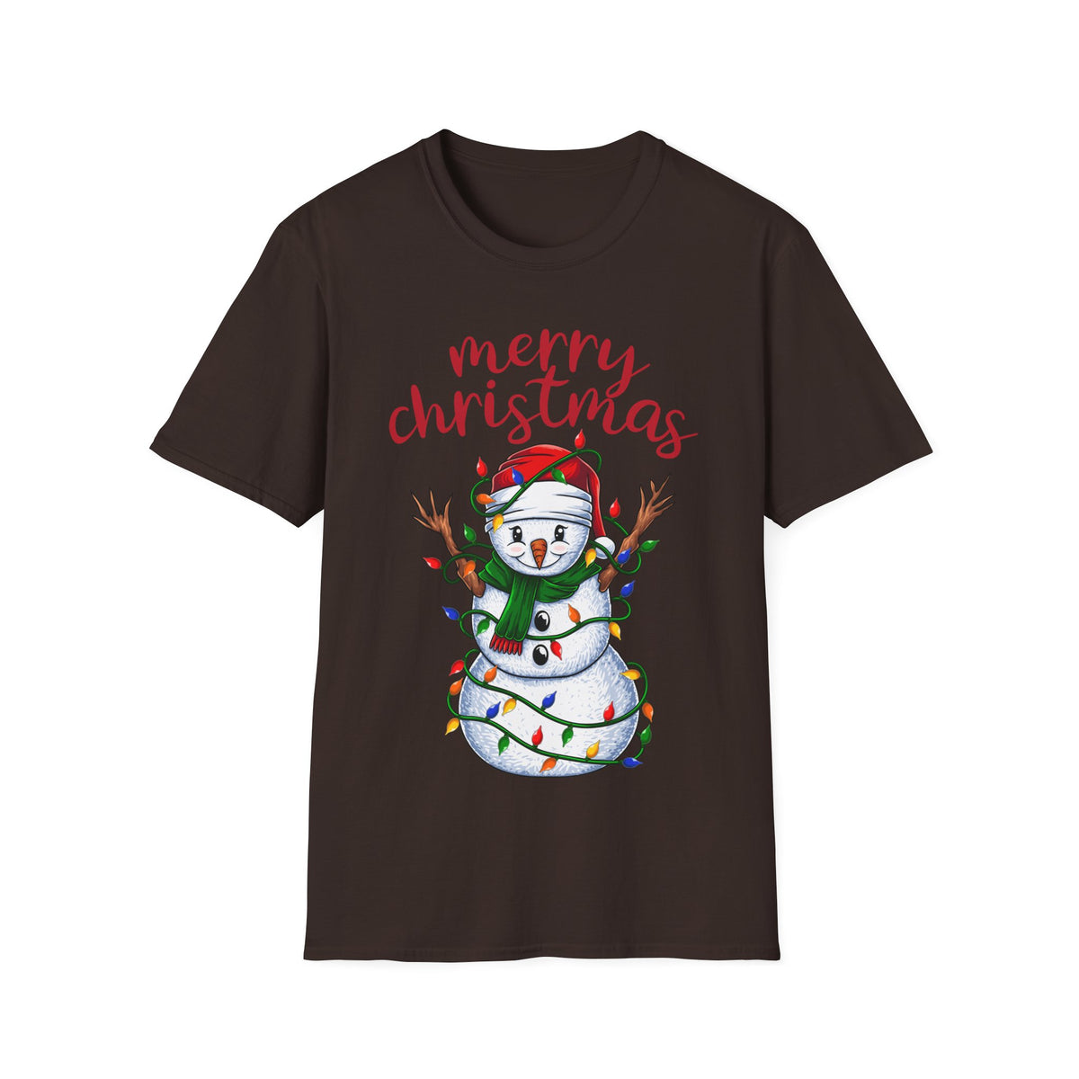 Merry Christmas Snowman Tee