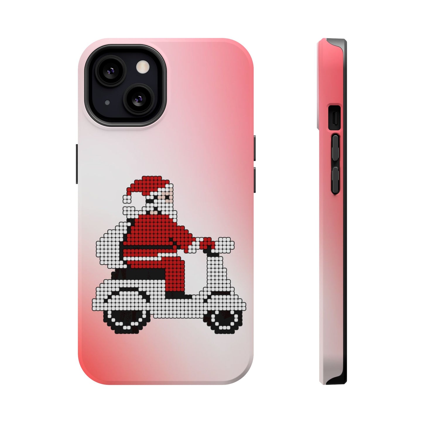 Sleighin' It: Santa's Motorcycle Journey Phone Case