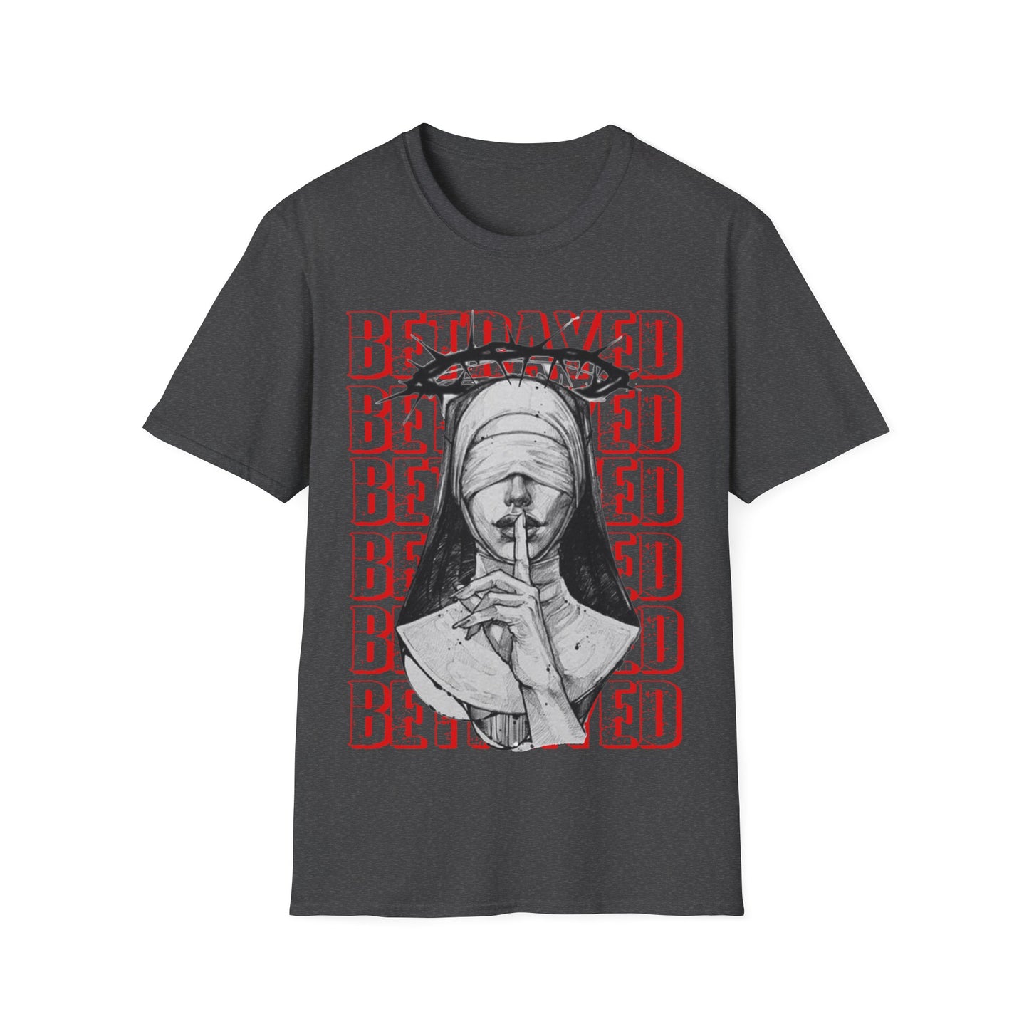 Whispers of Betrayal Dark Nun Graphic Unisex Tee