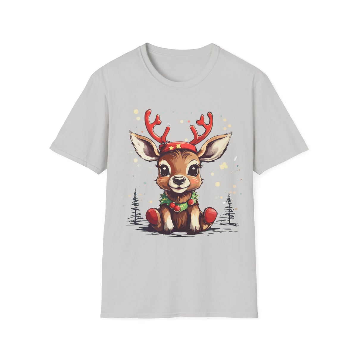 Cute Reindeer T-Shirt — Cute Christmas Deer Graphic Tee