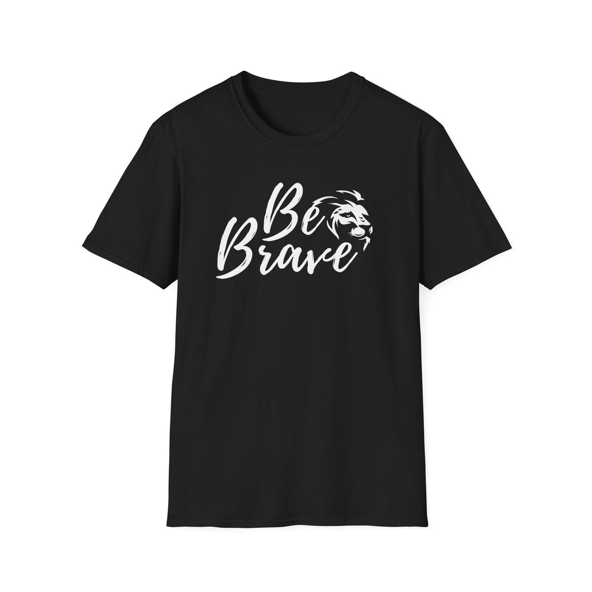Be Brave Lion T-Shirt – Inspirational Courage Tee for Women & Men
