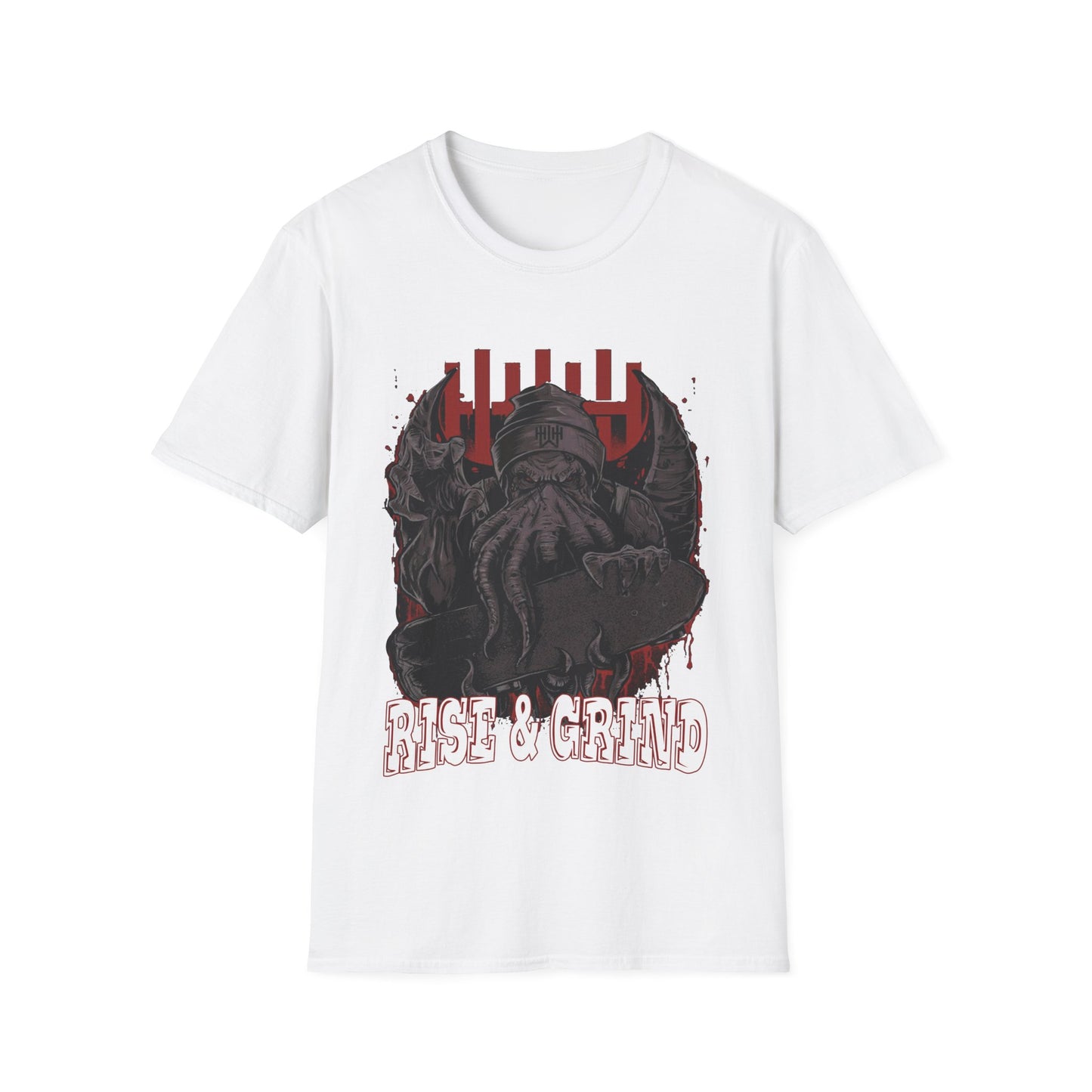 Rise & Grind Cthulhu Graphic T-Shirt