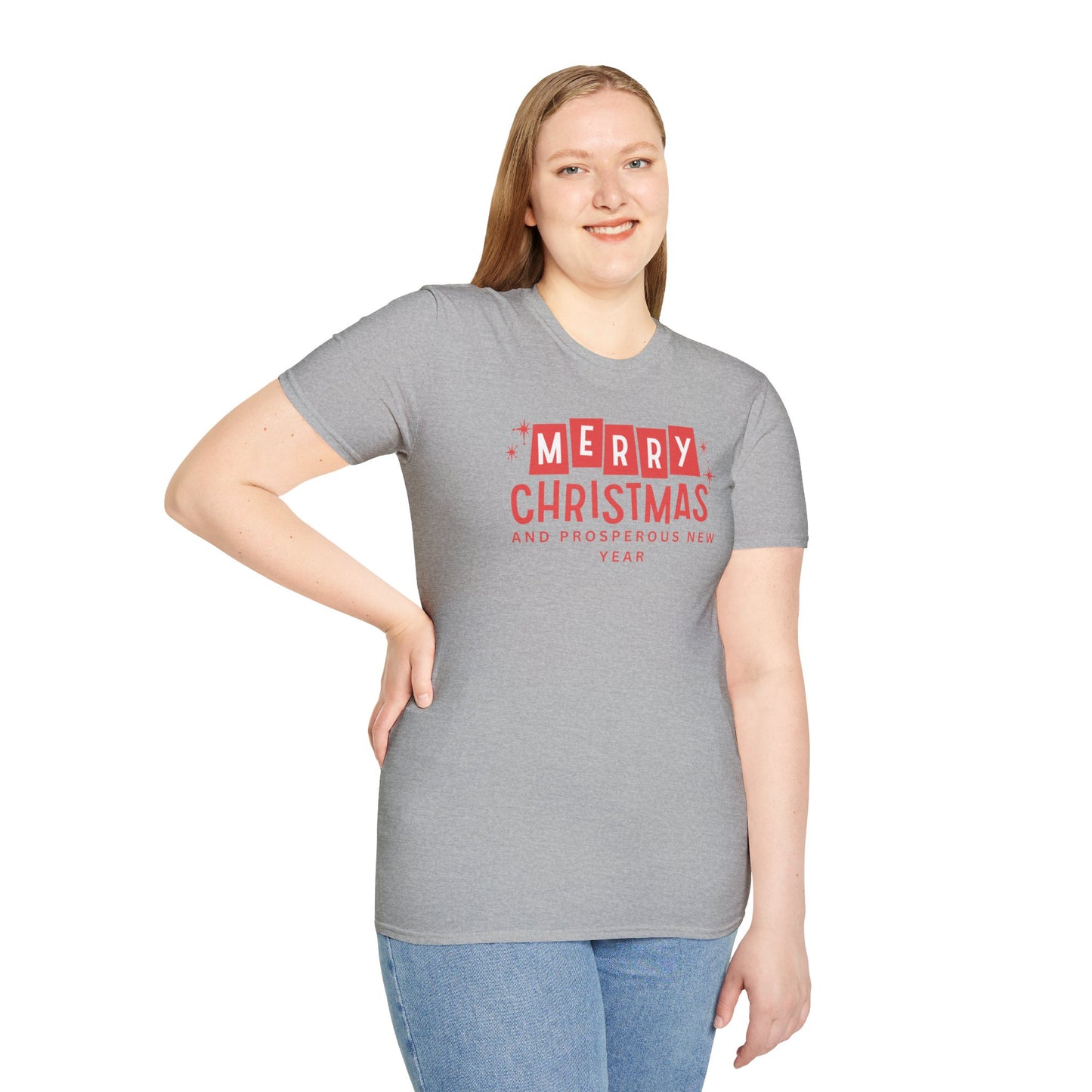 Merry Christmas & Prosperous New Year Unisex Tee